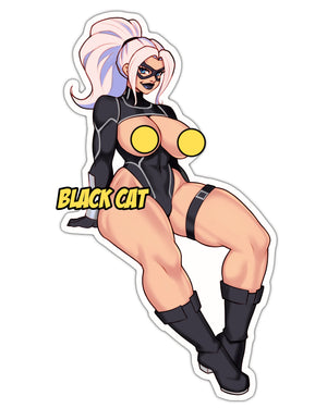 Black Cat Sticker