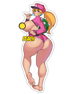 Peach Sticker